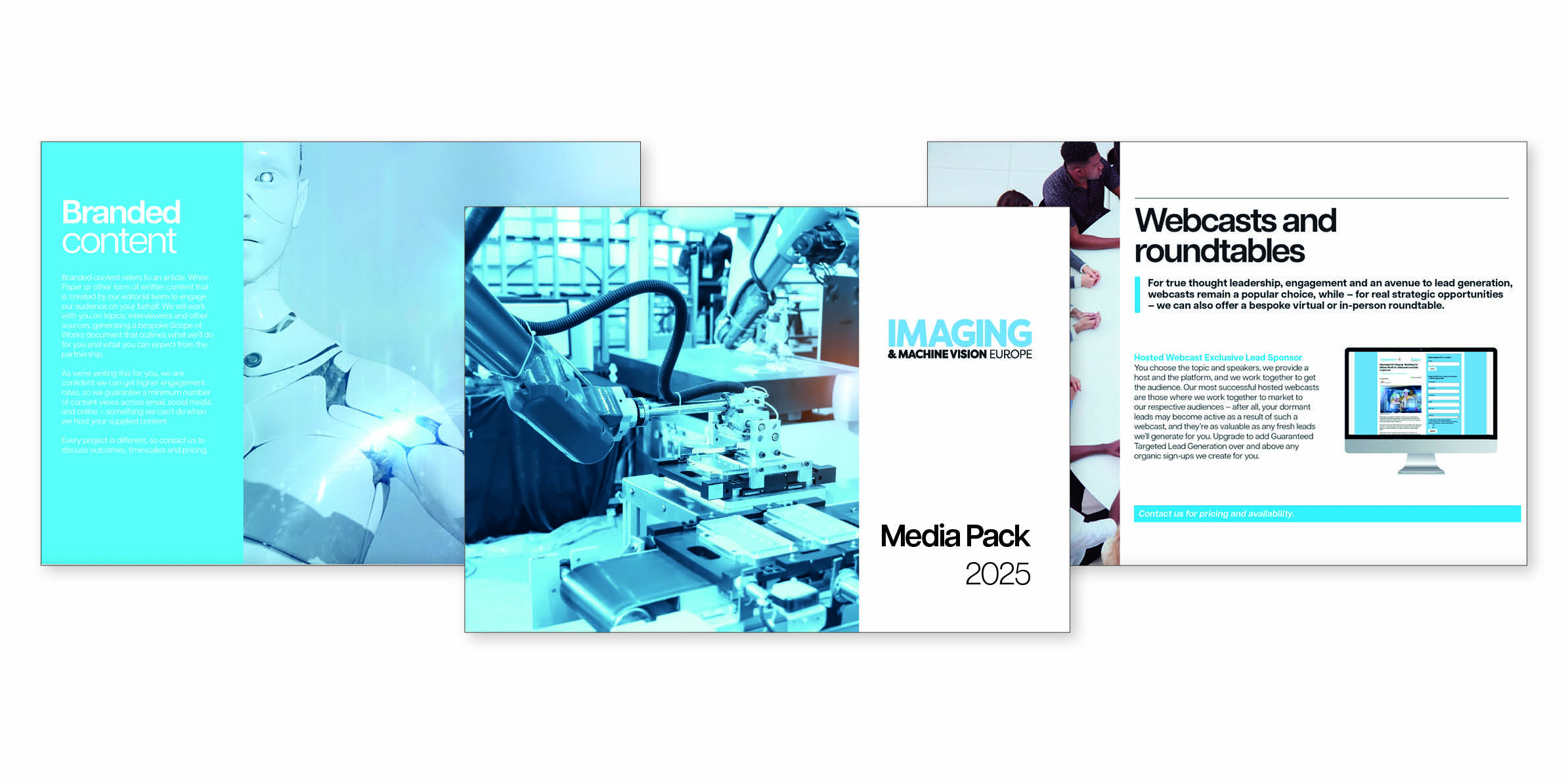 Imaging and Machine Vision Europe Media Pack 2025