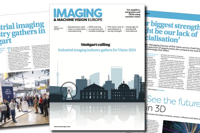 The August/September issue of Imaging & Machine Vision Europe is out now