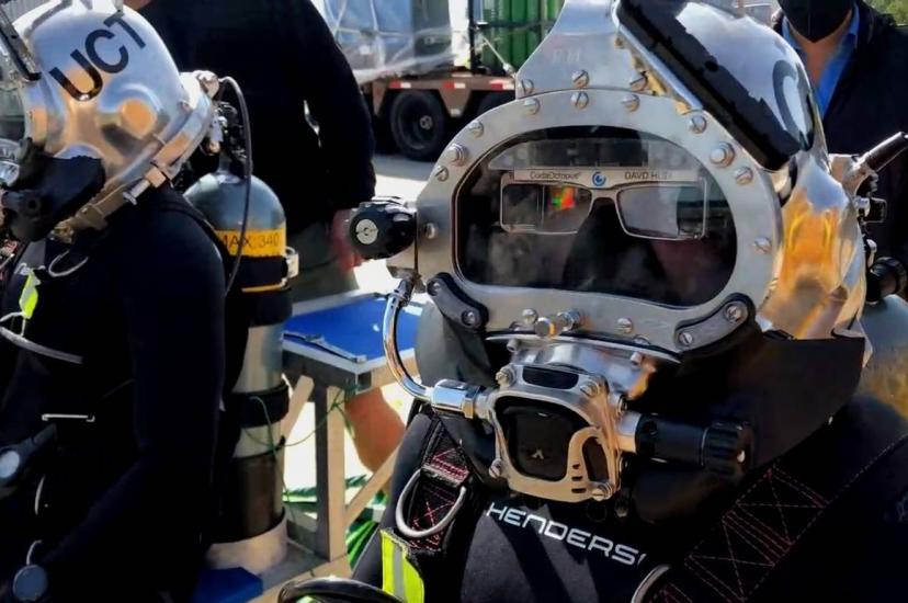 US Navy DAVD heads-up AR display uses underwater vision