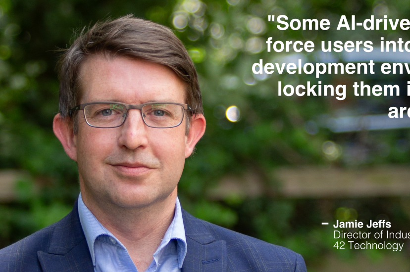 Jamie Jeffs, Director of Industrial Instrumentation at 42 Technology