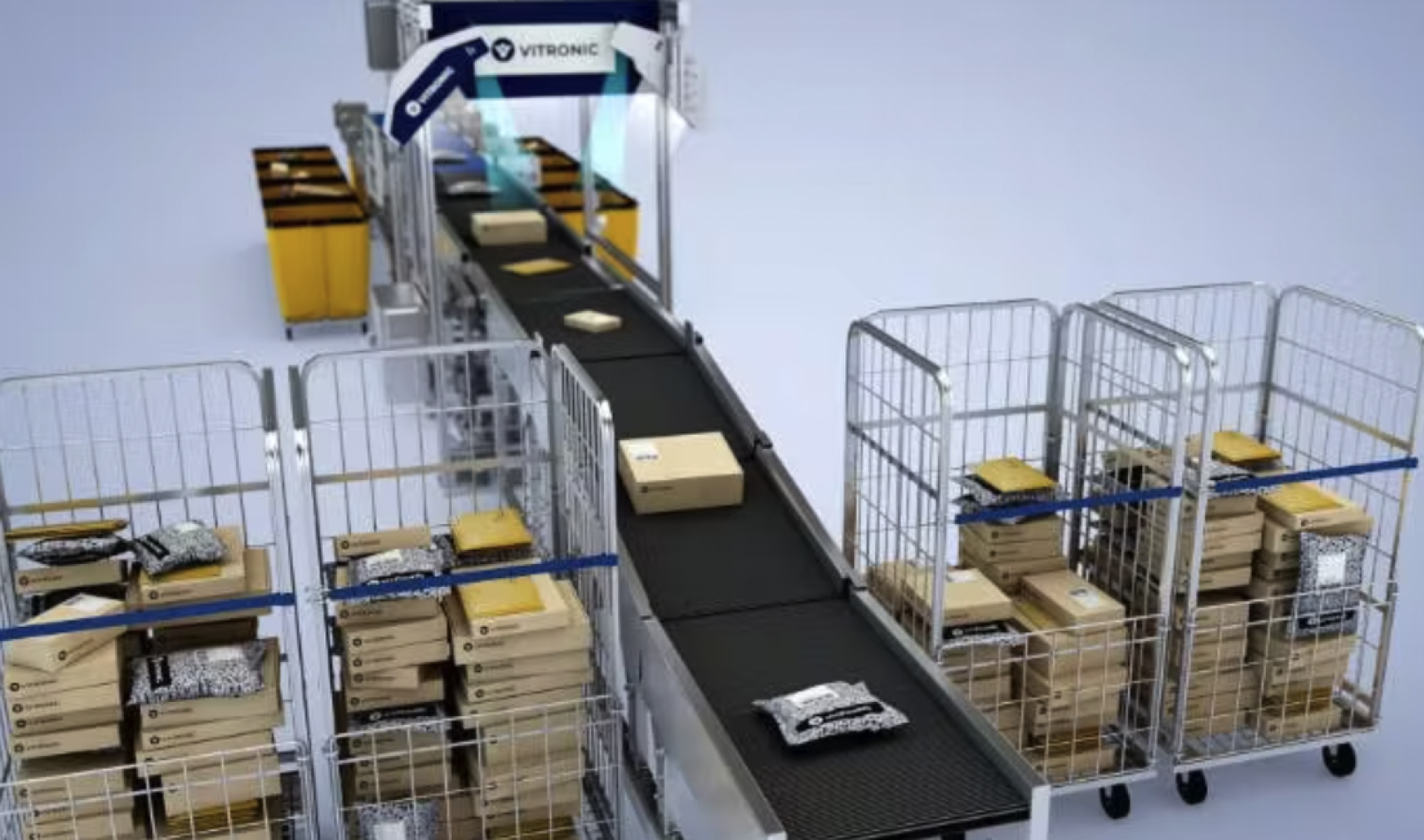 Vitronic’s products include solutions that read codes and plain text on packages on conveyors at distribution centres