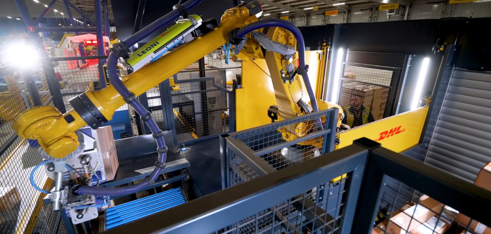 AWL’s RObotic DEpalletiser (RODE) is able to destack 800 randomly-arranged parcels in one hour at DHL’s eCommerce centre in Rotterdam