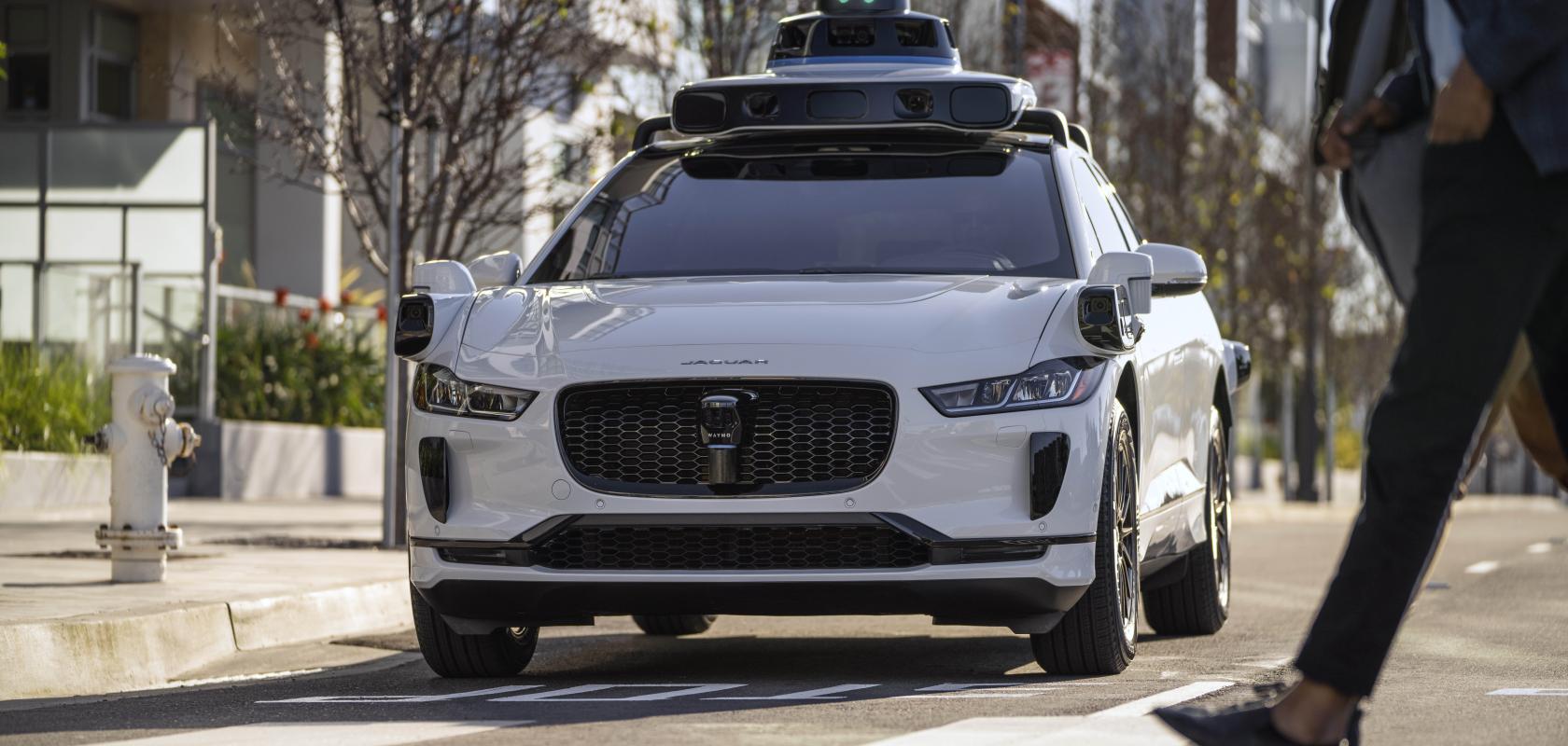 Waymo's autonomous Jaguar I-PACE electric SUV