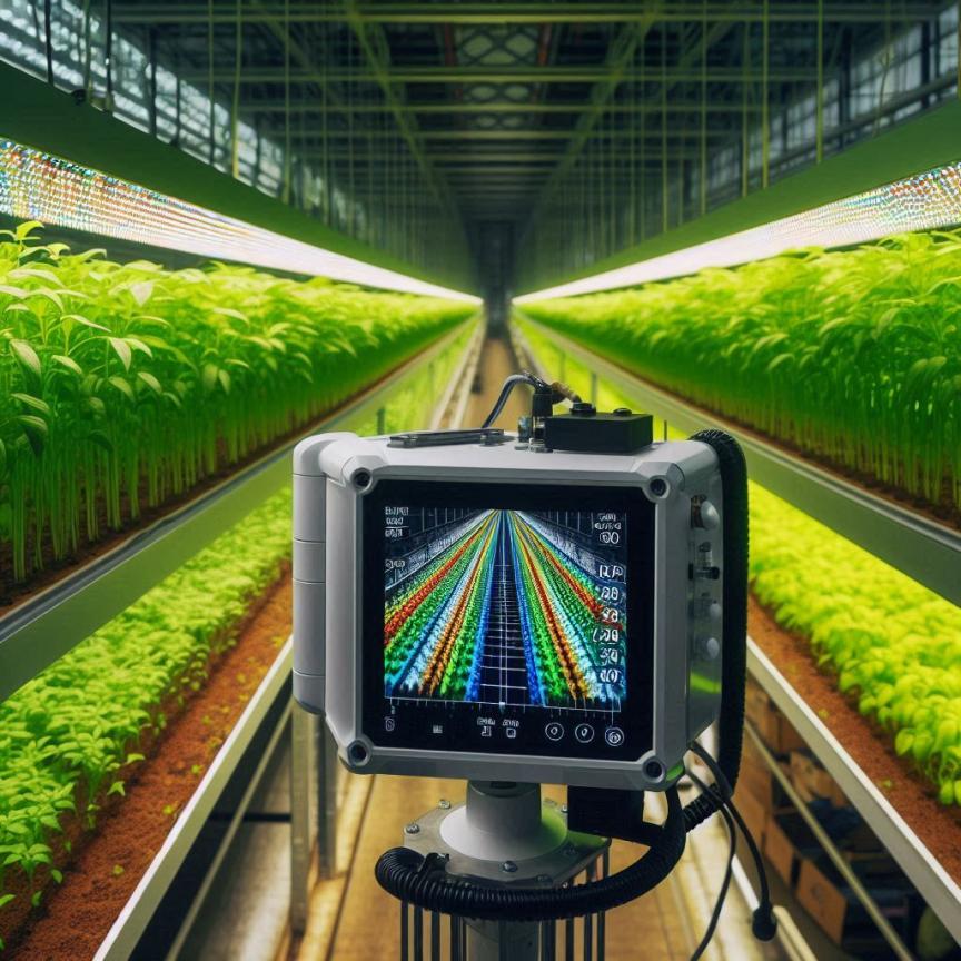 Spectral imaging in vertical farms